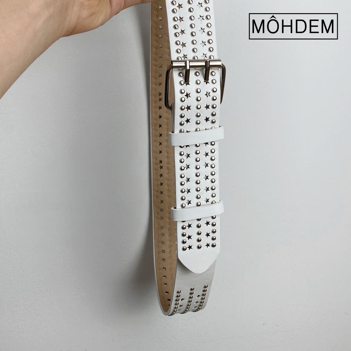 [Unisex] 스타 별 펀칭 가죽 벨트 상품이미지7