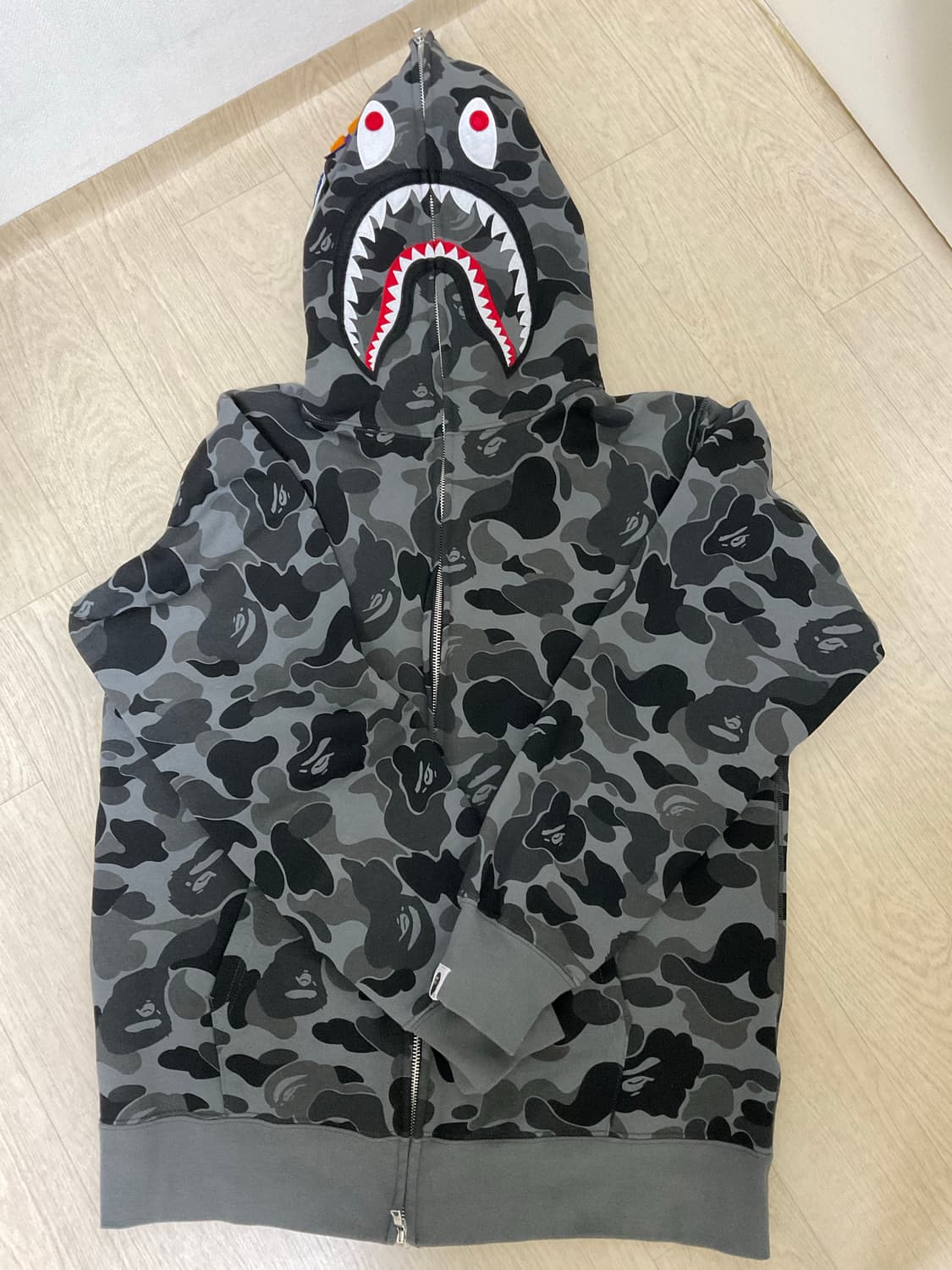 베이프 그레이 후드집업 / XL 상품이미지1