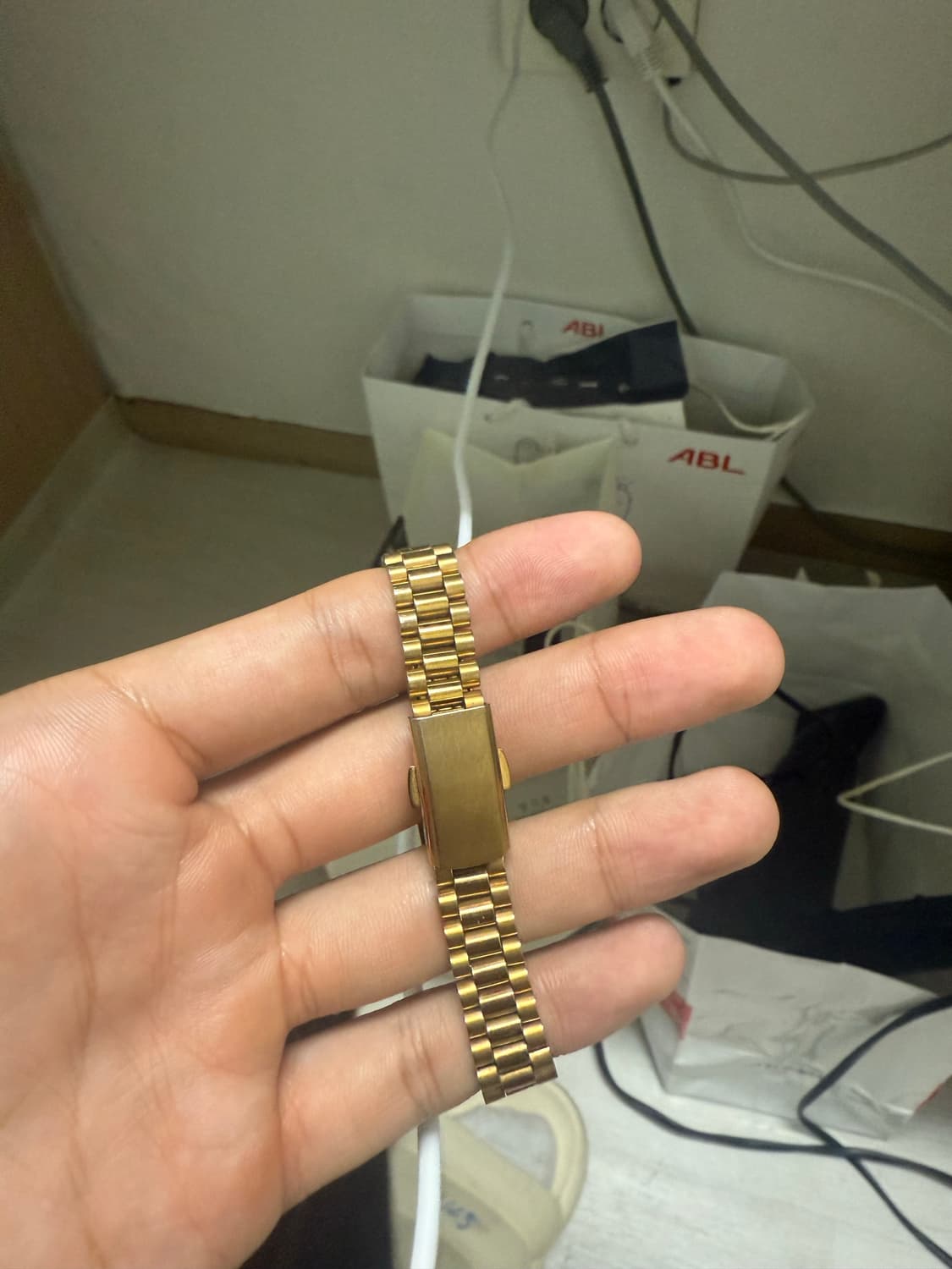 드바스크 골드 유광팔찌 상품이미지4