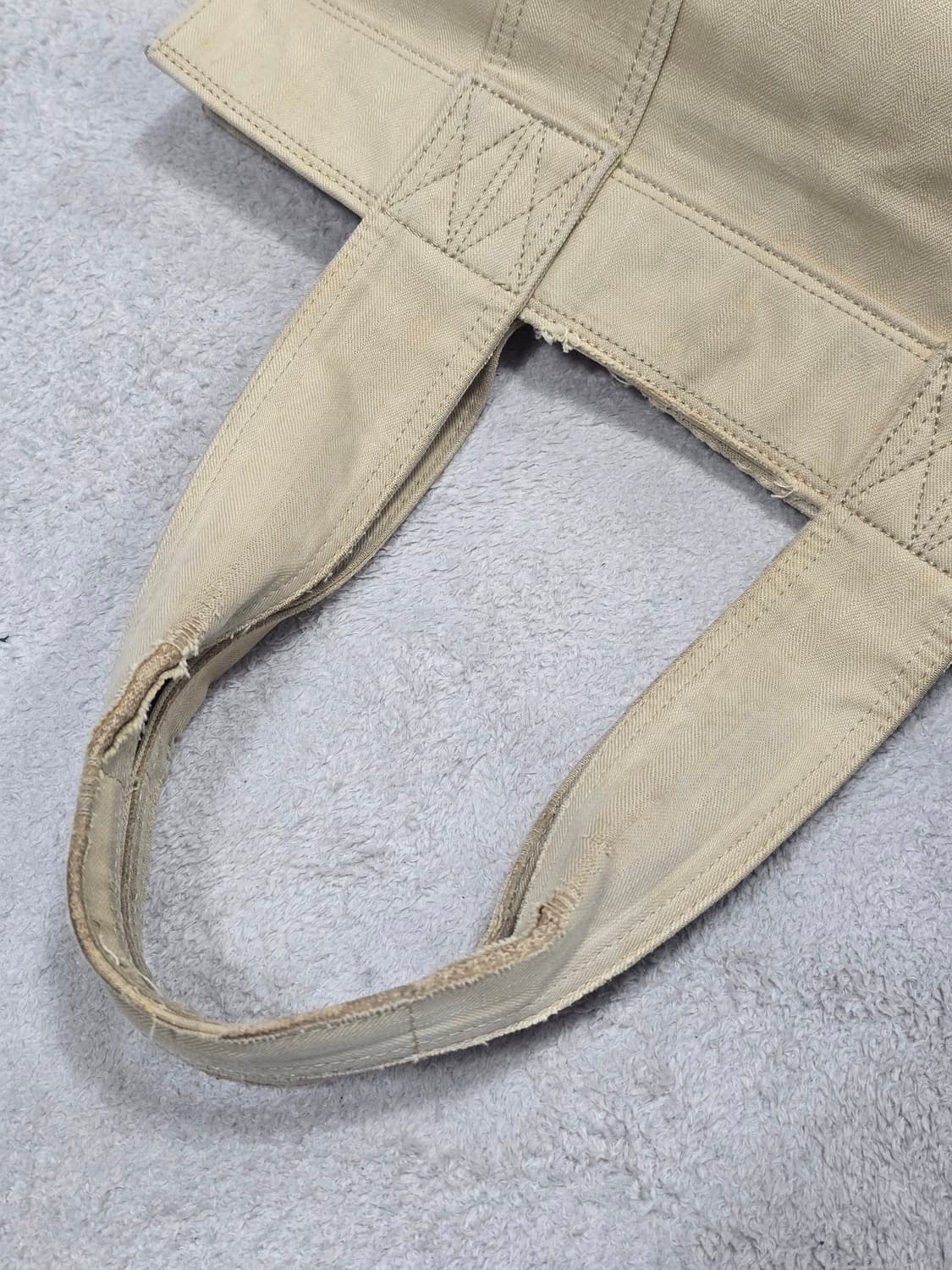 요시다포터 캔버스 베이지 토트백  상품이미지4