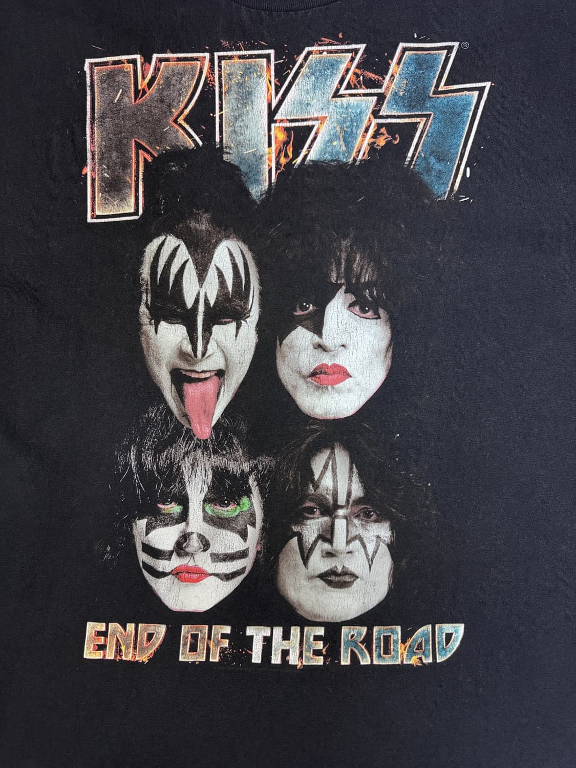 빈티지 키스 KISS END OF THE ROAD 밴드 투어티 XL 상품이미지2