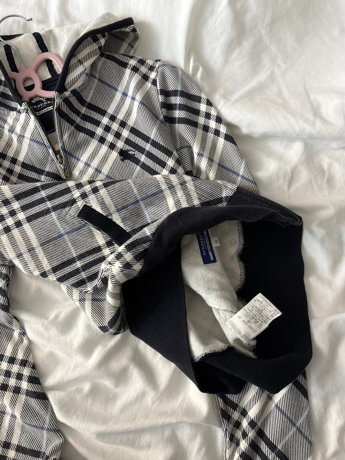 버버리 노바체크 후드집업 상품이미지3