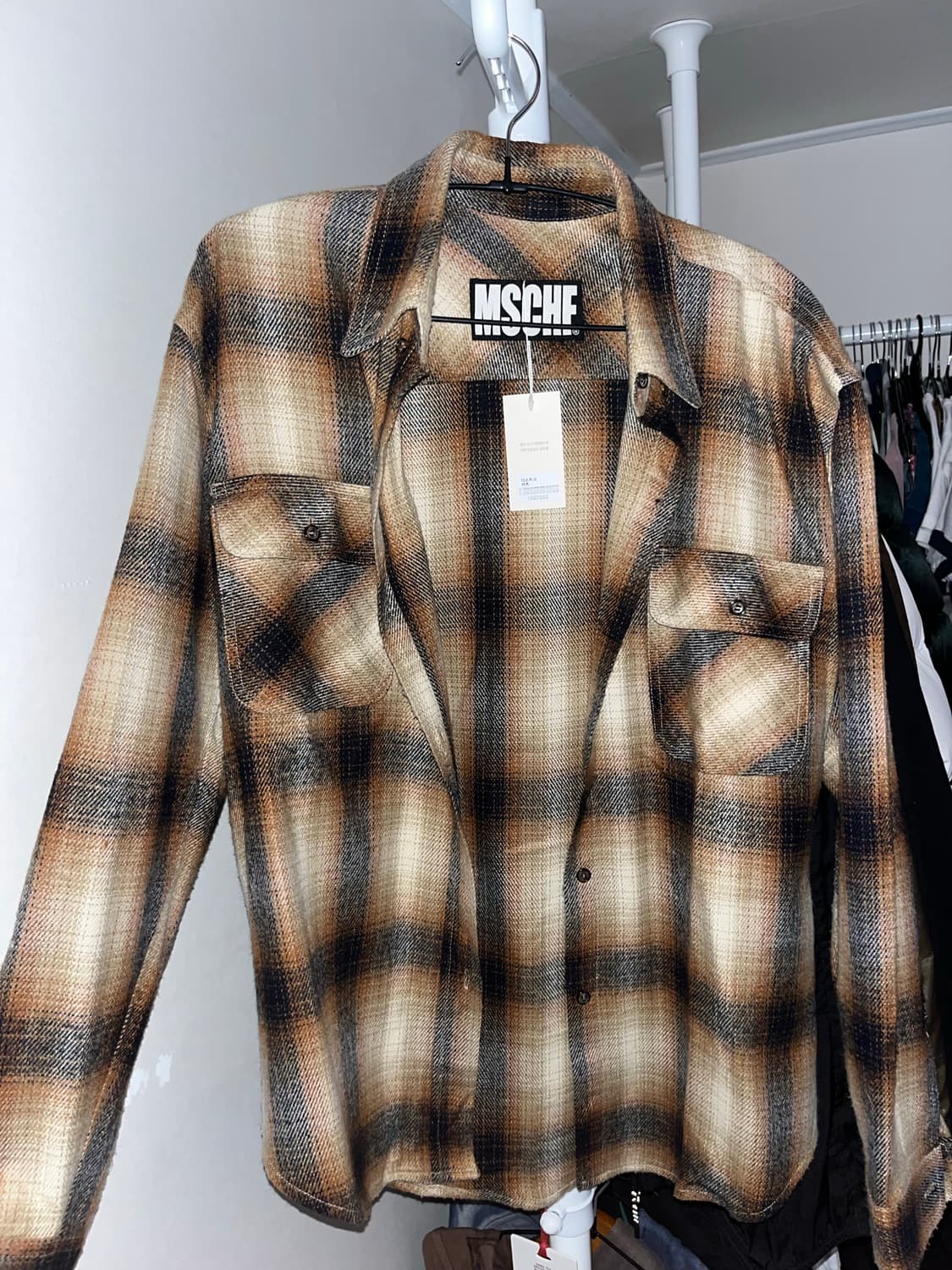 미스치프 체크 셔츠 상품이미지2