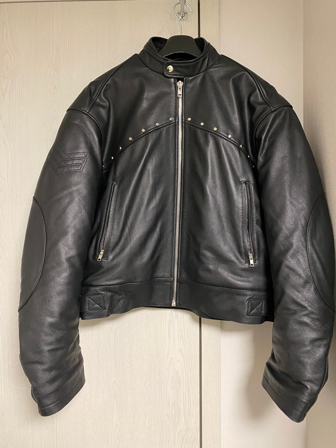 선데이오프클럽 소가죽자켓 사이즈1 상품이미지3