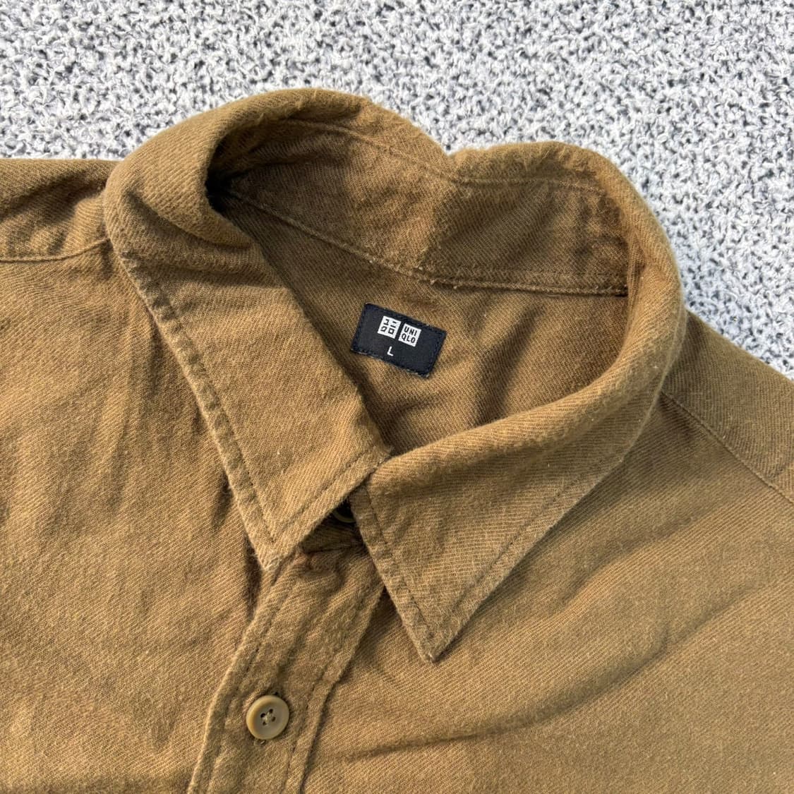 L 유니클로 남성 긴팔 셔츠 남방 0423J 상품이미지2