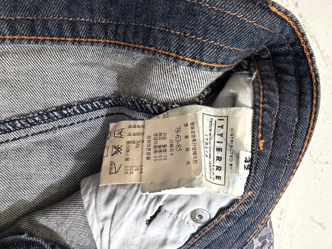 Dolce & Gabbana 레이스 디테일 데님 스커트 상품이미지6