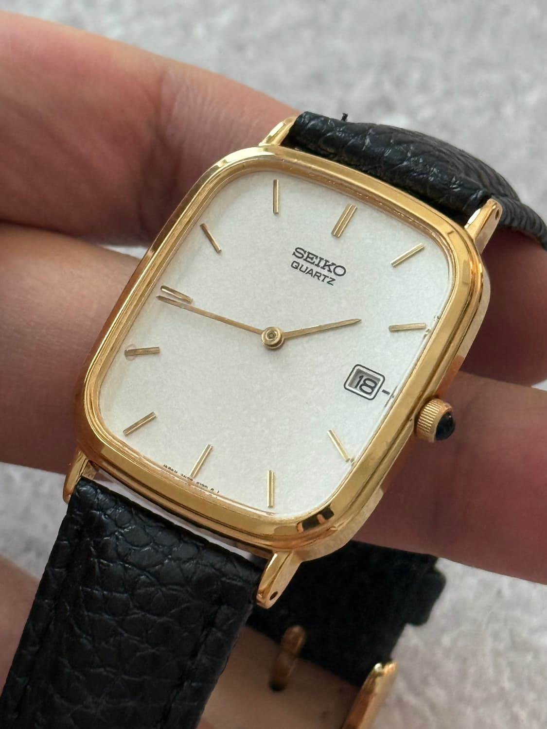 Seiko 세이코 스노우 플래이크 스퀘어 쿼츠 상품이미지5