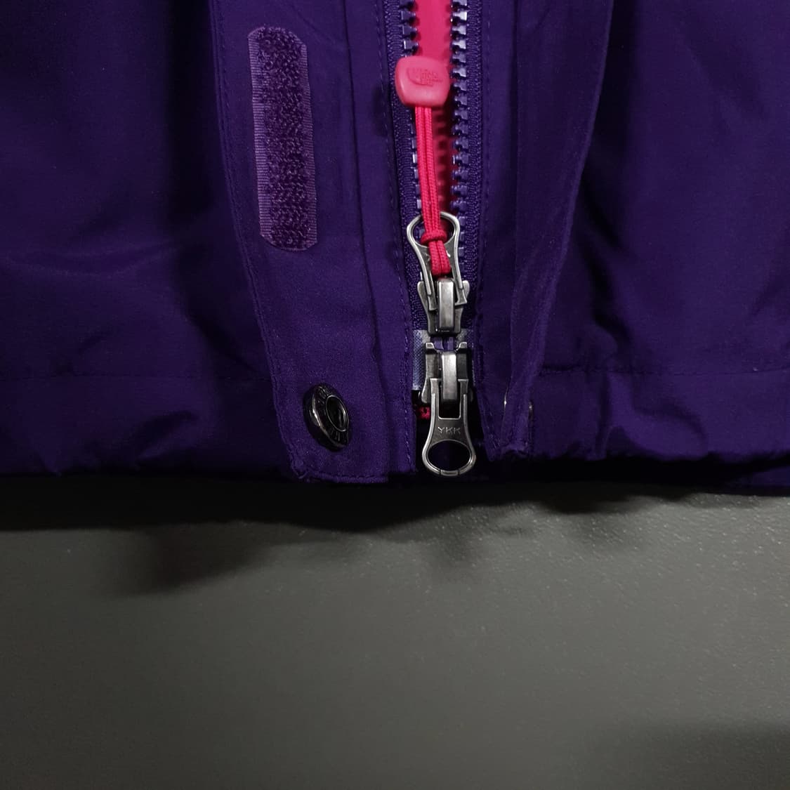 여성 L 노스페이스 고어텍스 퍼포먼스쉘 바람막이 후드 마운틴 자켓 딥퍼플 상품이미지4