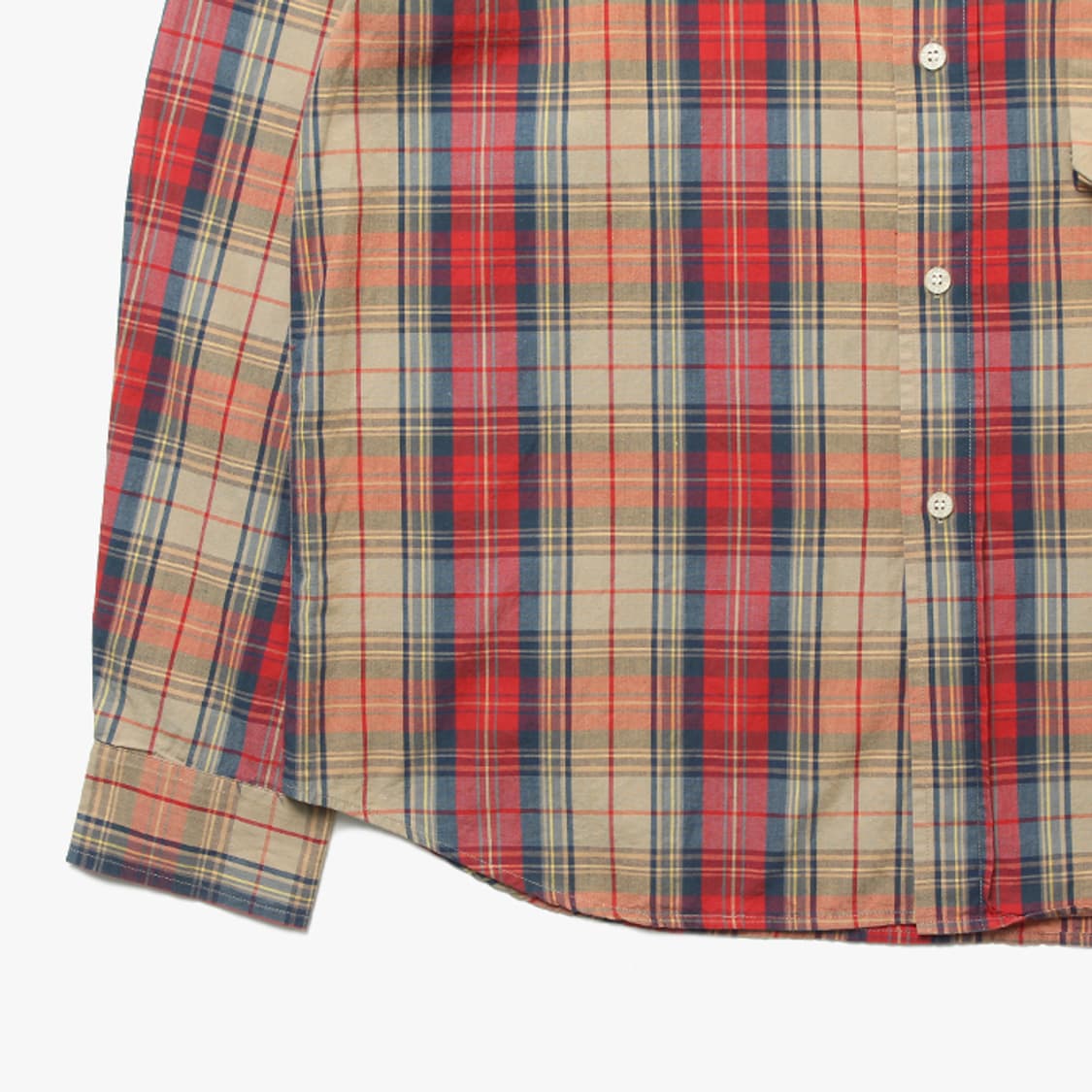  STUSSY "Red Beige Check Shirts" 상품이미지3