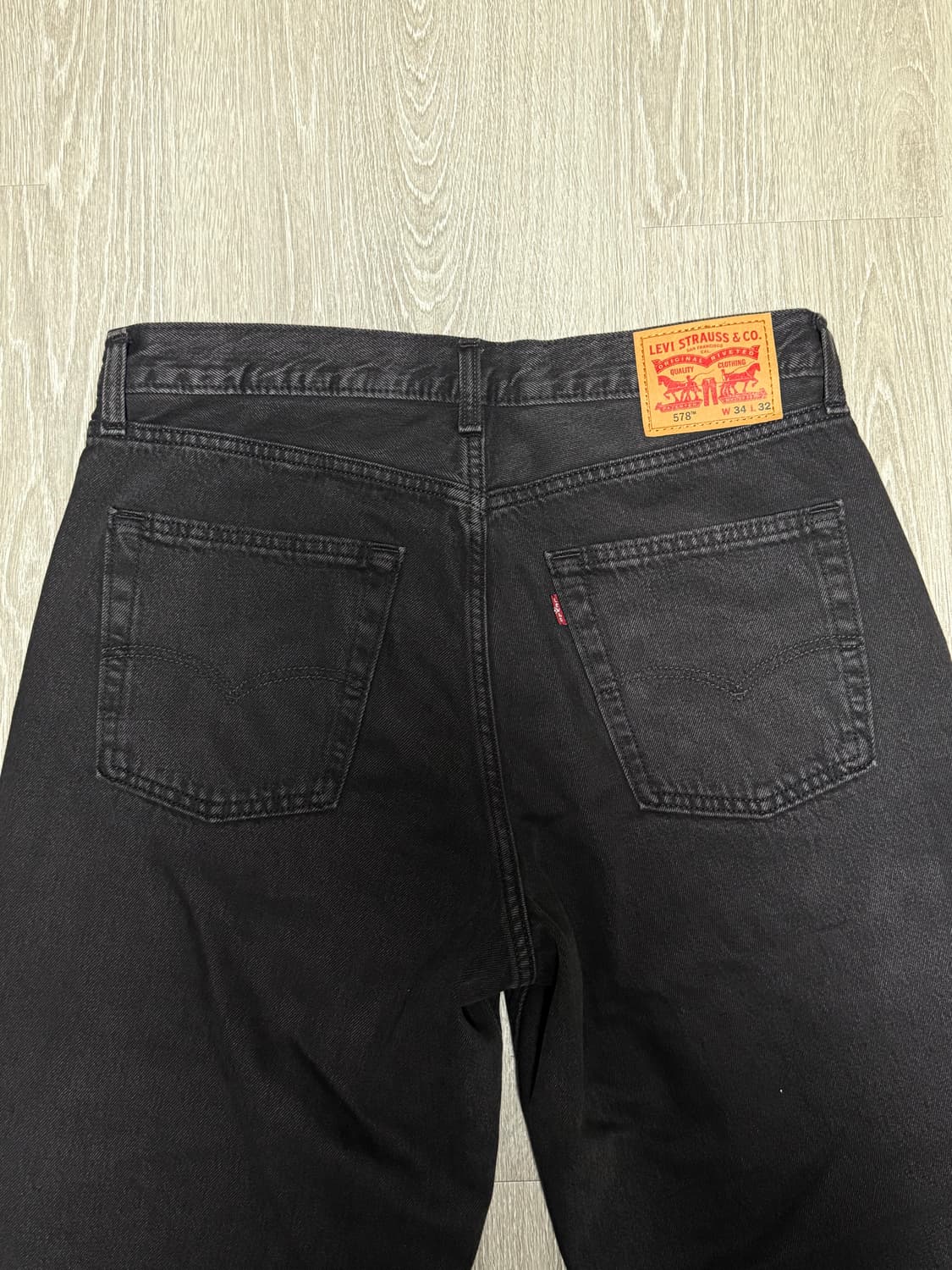 리바이스 578배기 흑청 상품이미지5