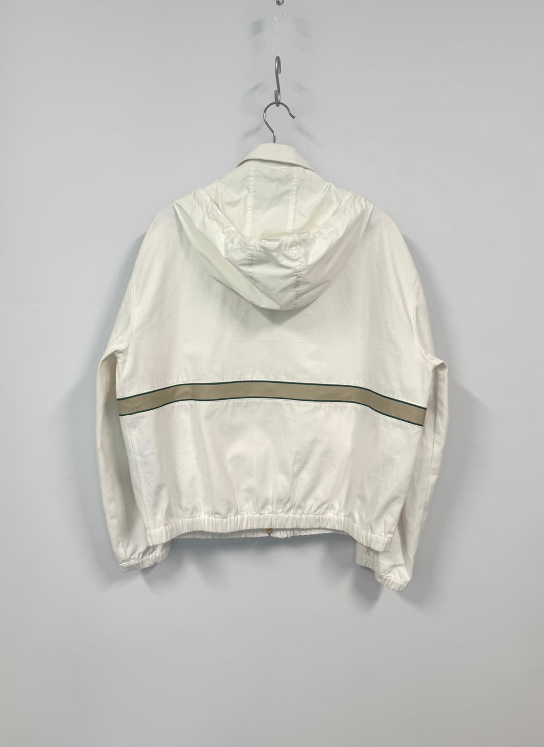 GUCCI 구찌 에코 코튼 빈티지 라벨 화이트 블루종 자켓 50 상품이미지2