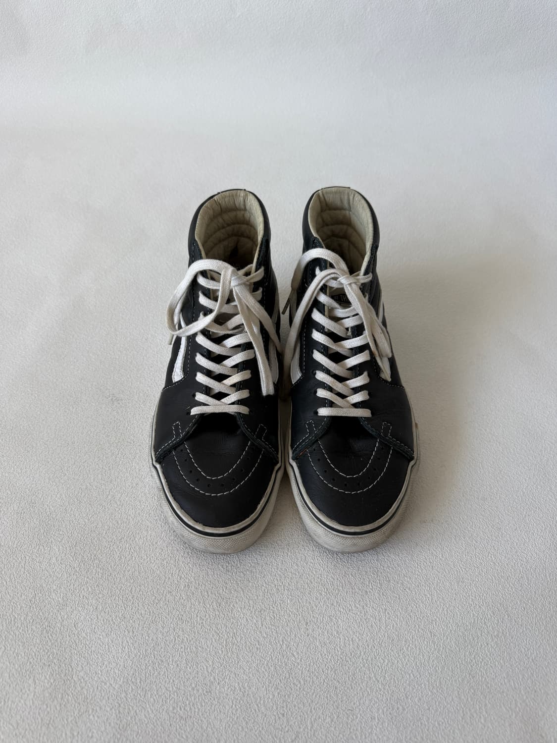 [US5.5, 225]반스(VANS) 레더 스케이트하이 상품이미지2