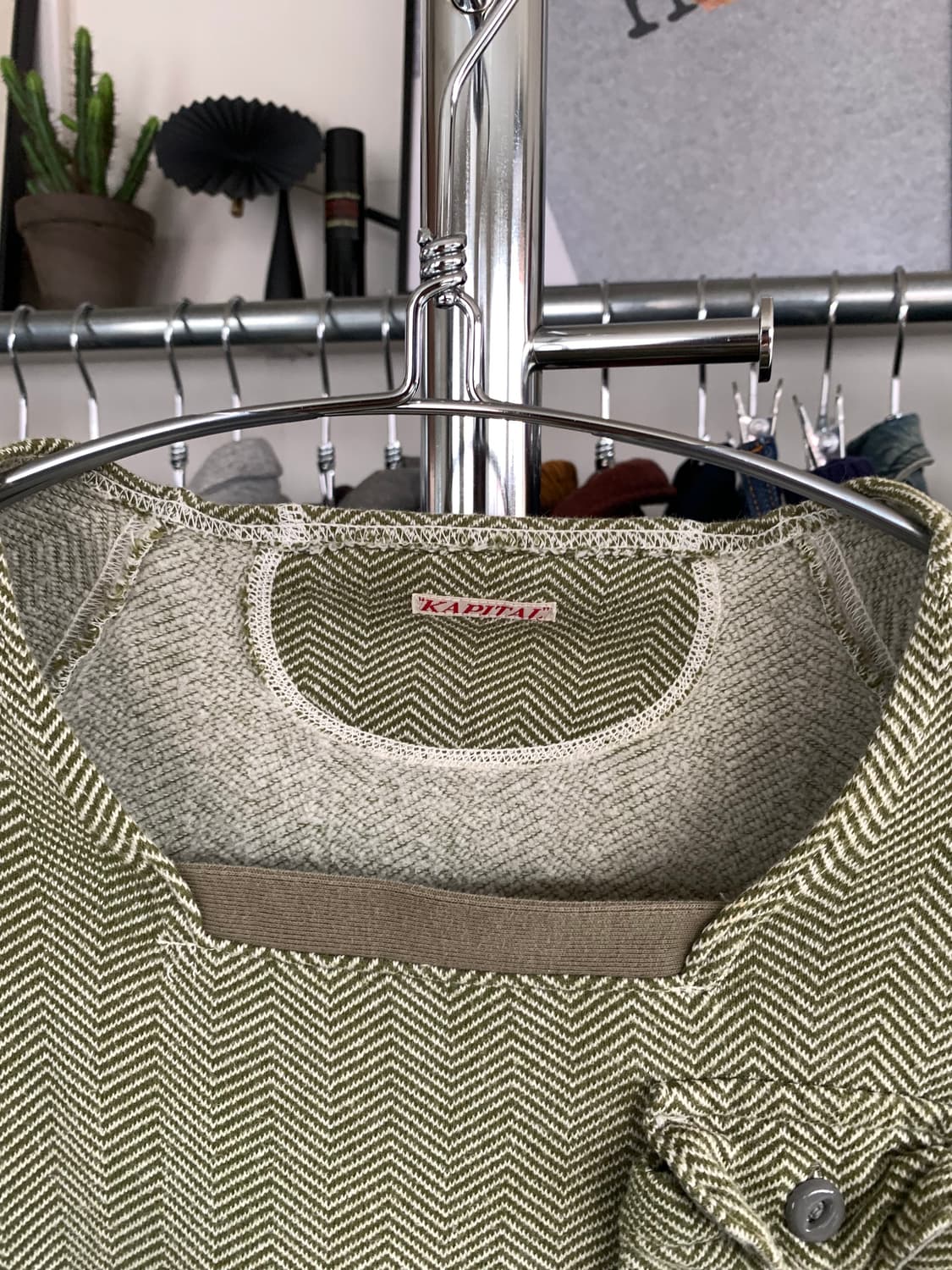 Kapital 캐피탈 스퀘어넥 니트 슬리브 상품이미지4