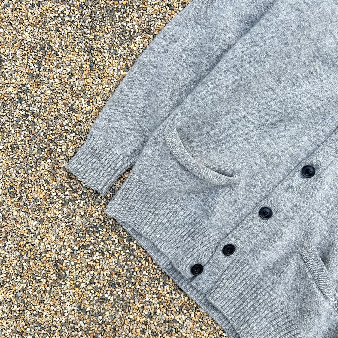 라코스테(Lacoste) 그레이 울 니트 가디건 상품이미지3