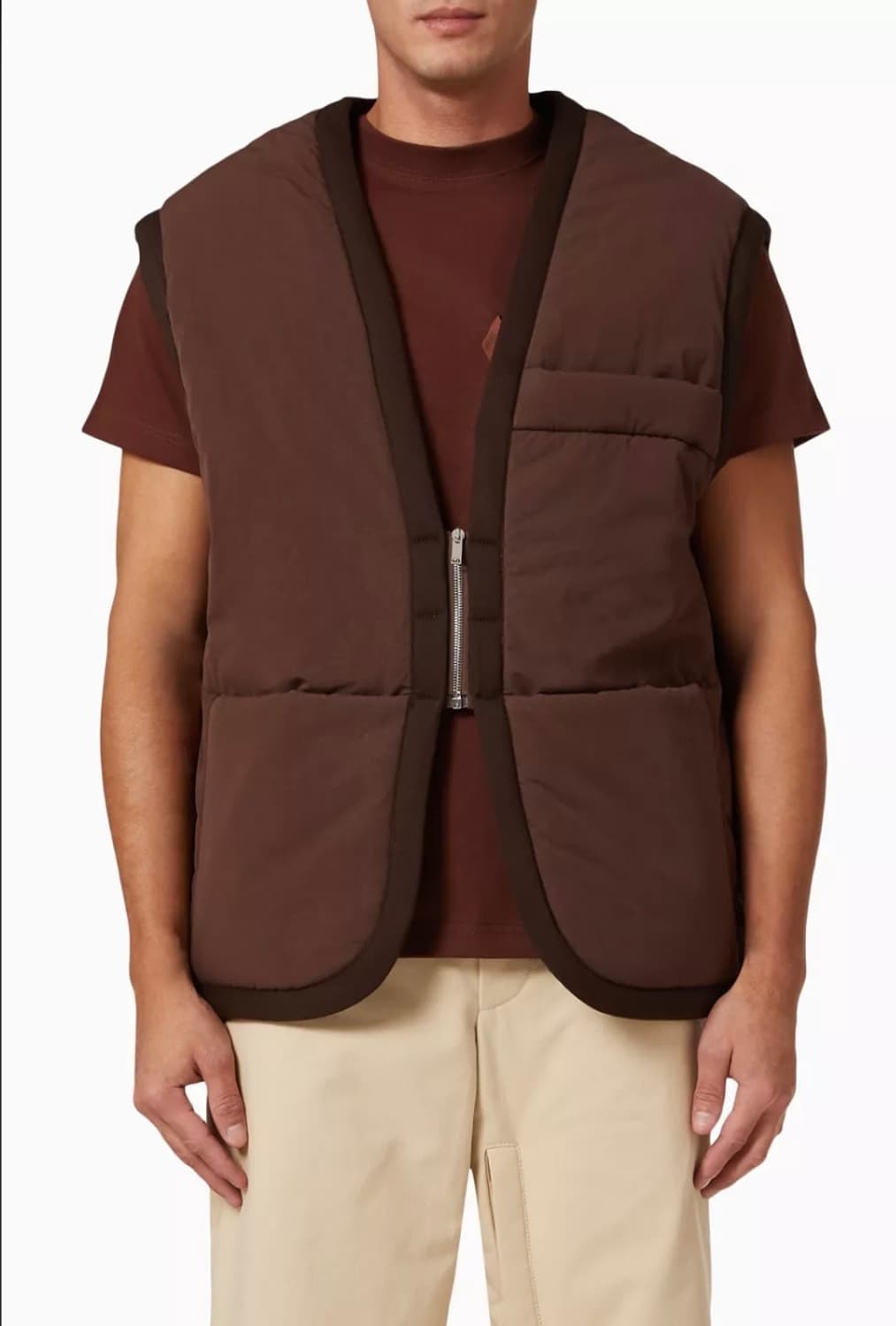 자크뮈스 패딩 조끼 브라운 52사이즈 상품이미지7