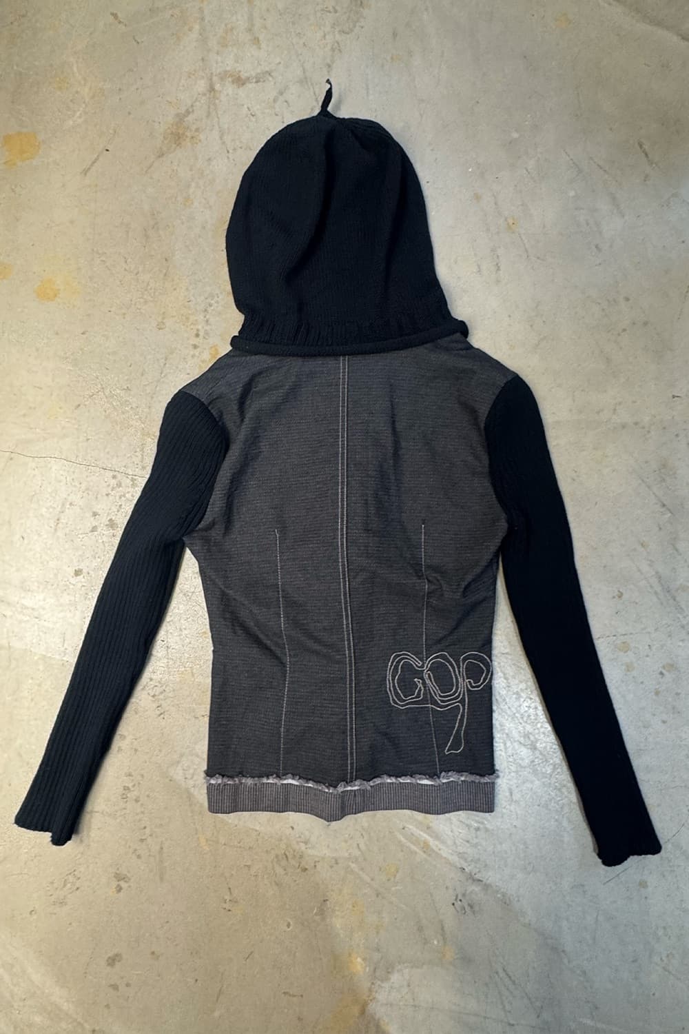 Cop copine knitted hoddie 니트 후드집업 상품이미지6