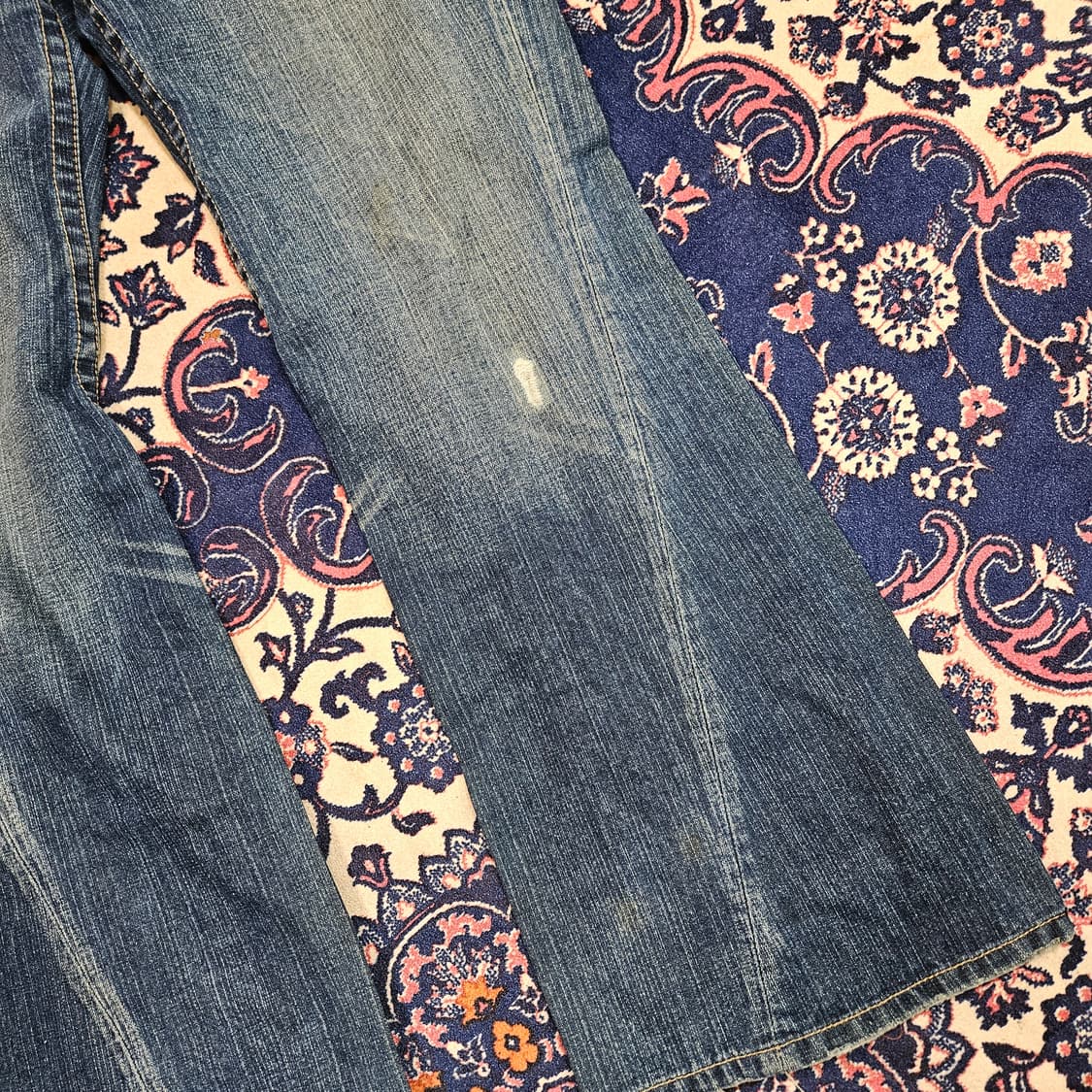 트루릴리전 00's 조이 니들 워크 부츠컷 팬츠 34 size 상품이미지6