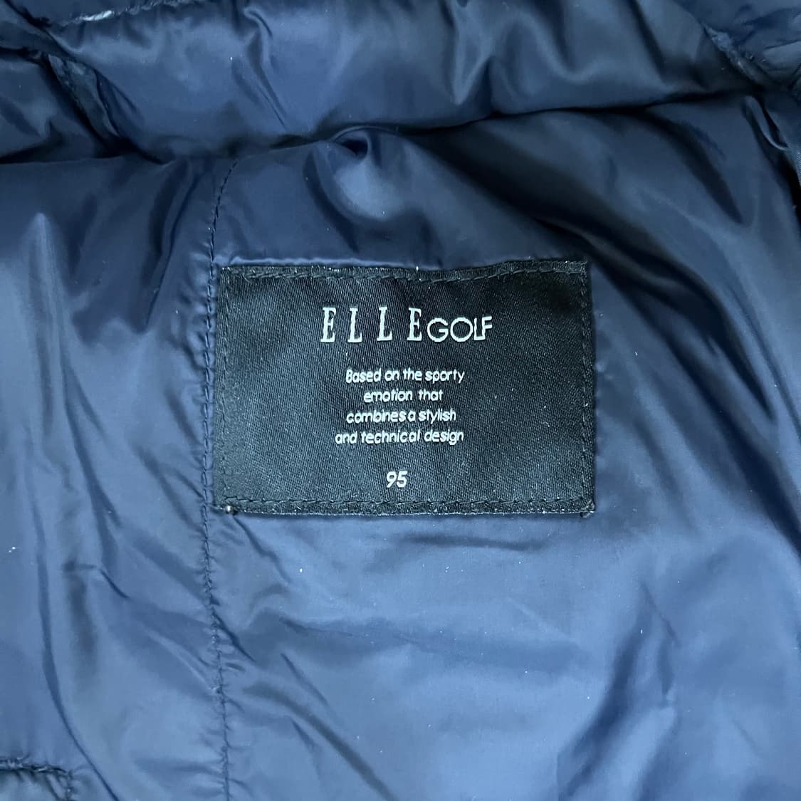 [95] 엘르 골프 여성 구스다운 후드 퀄팅 패딩 자켓 0107M1 상품이미지2