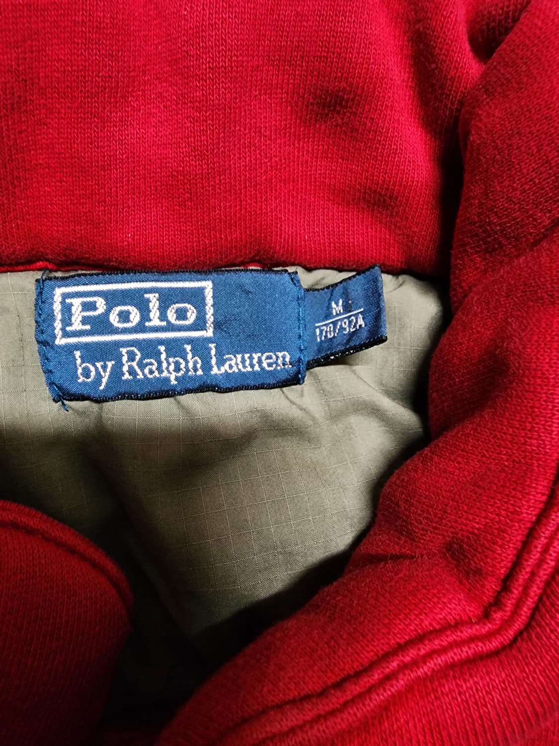 폴로 랄프로렌 레드 패딩 조끼 상품이미지5