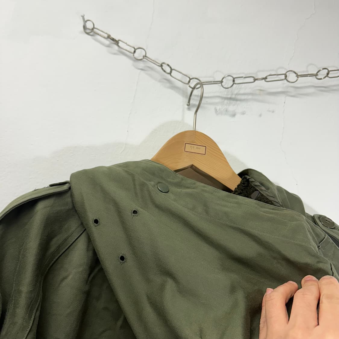 L 양털내피 후드 밀리터리 스웨덴 야상자켓 상품이미지7