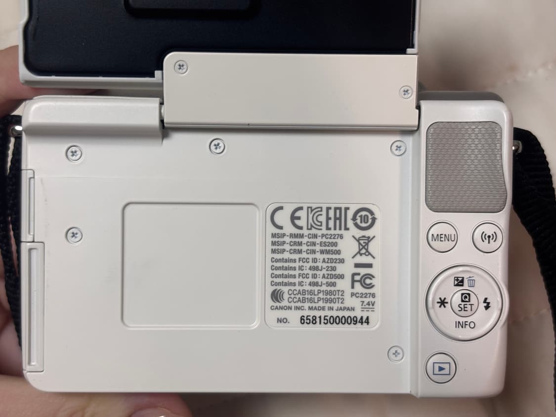 캐논 EOS M100 미러리스 카메라 화이트 상품이미지4