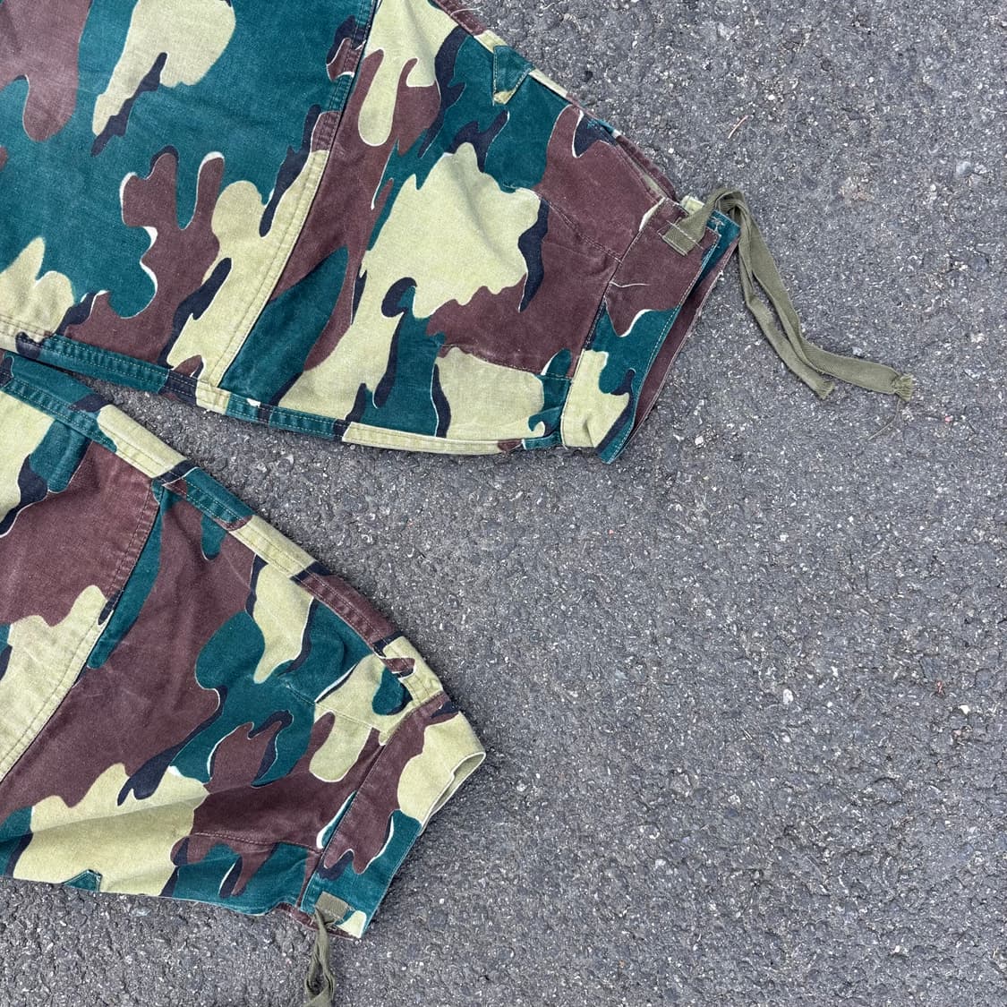 빈티지 벨기에군 지그카모 트리우저 상품이미지9