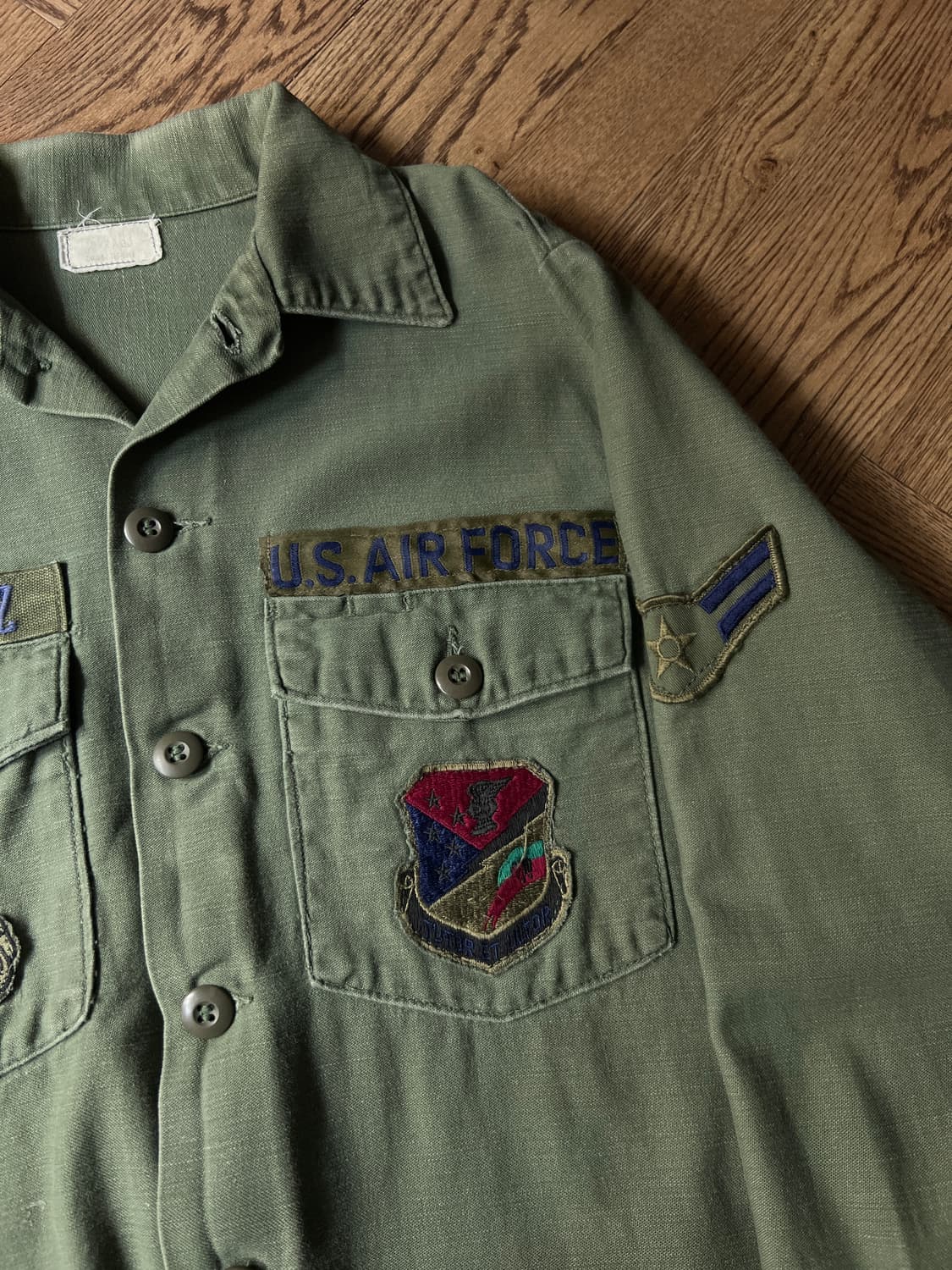 [M]70's 오리지널 미 공군 OG-107 셔츠 상품이미지3