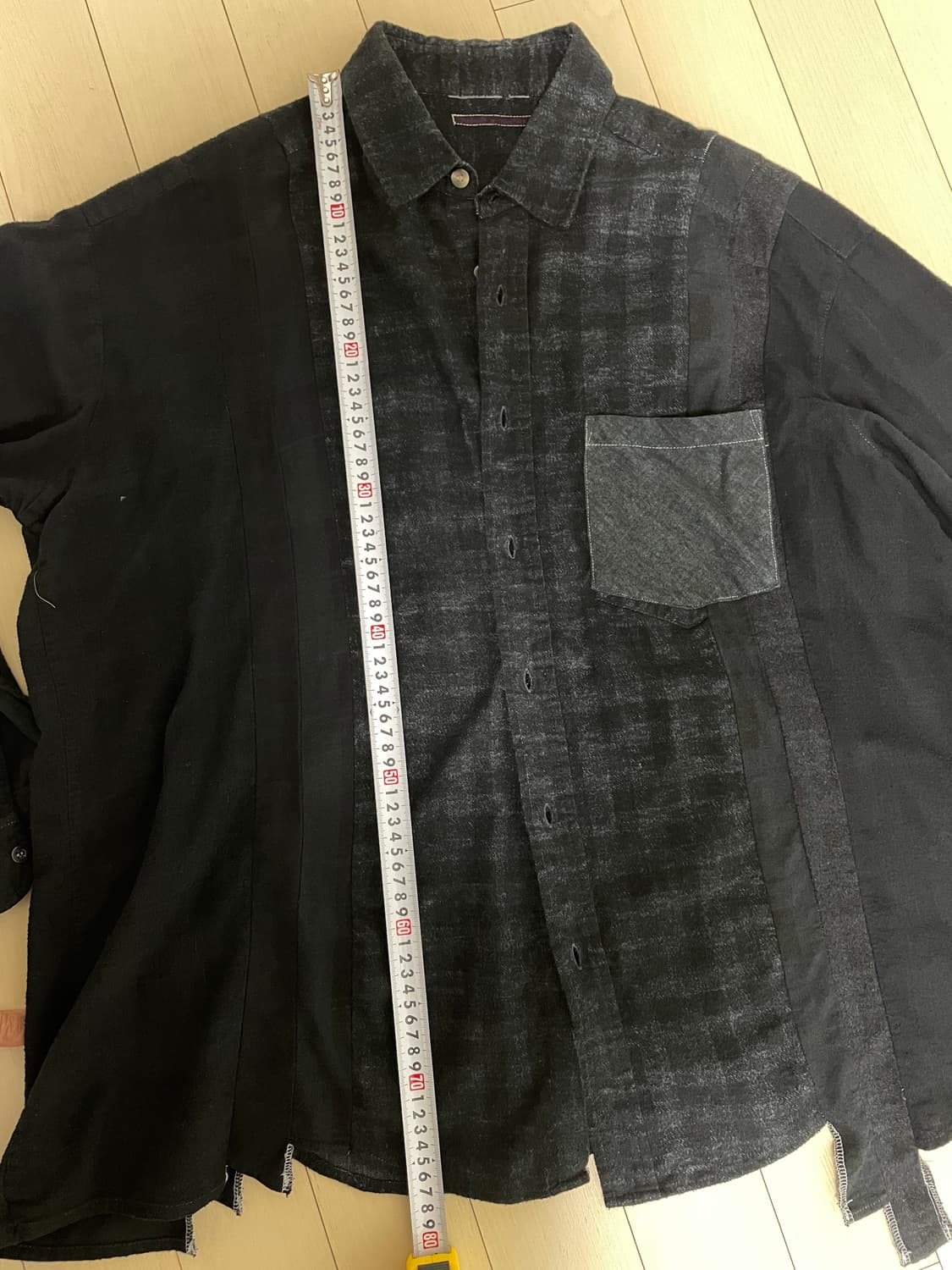 리빌드 바이 니들스 셔츠 블랙 상품이미지8