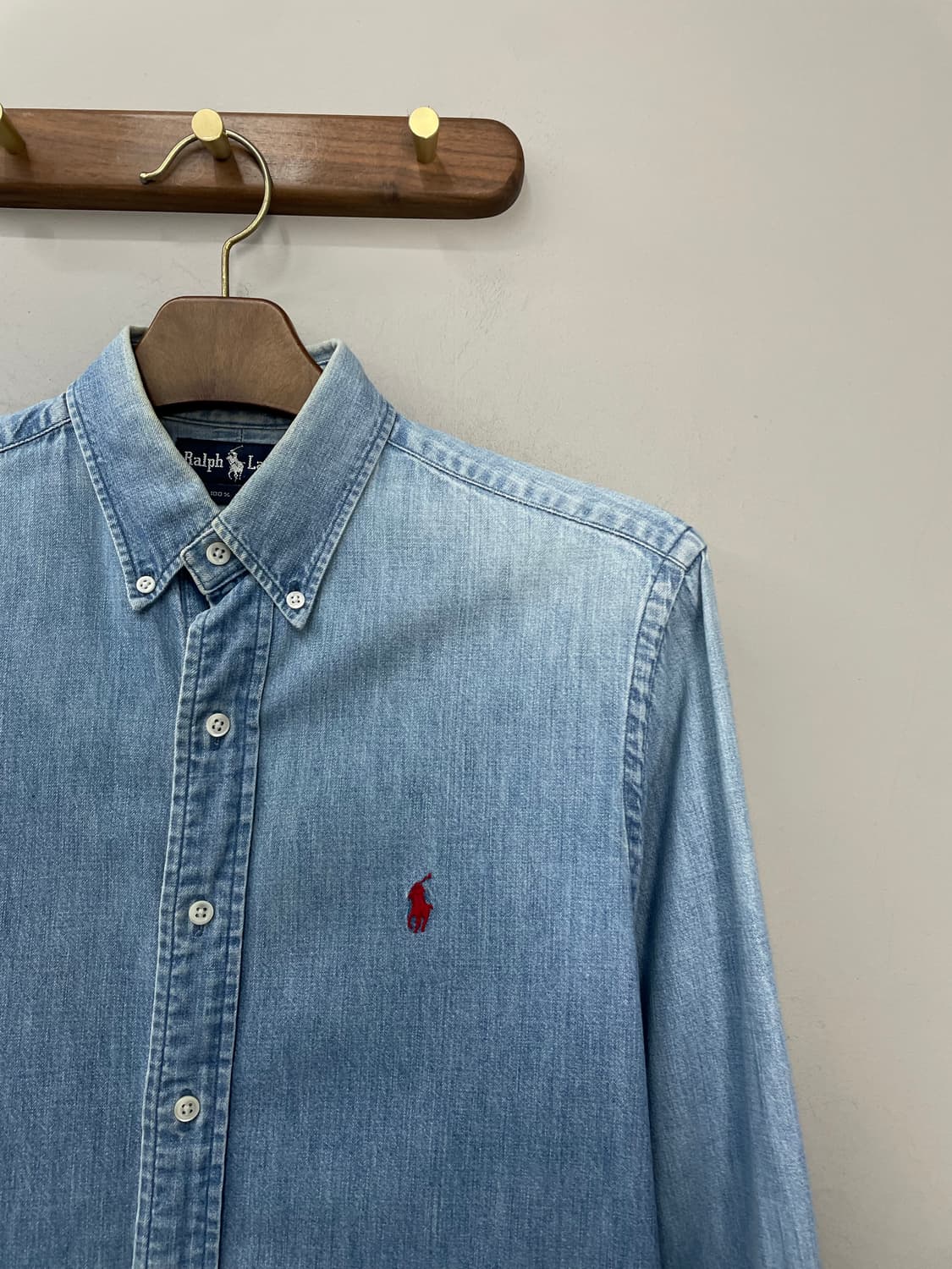 폴로 랄프로렌 레드포니 데님셔츠 H1508 상품이미지3