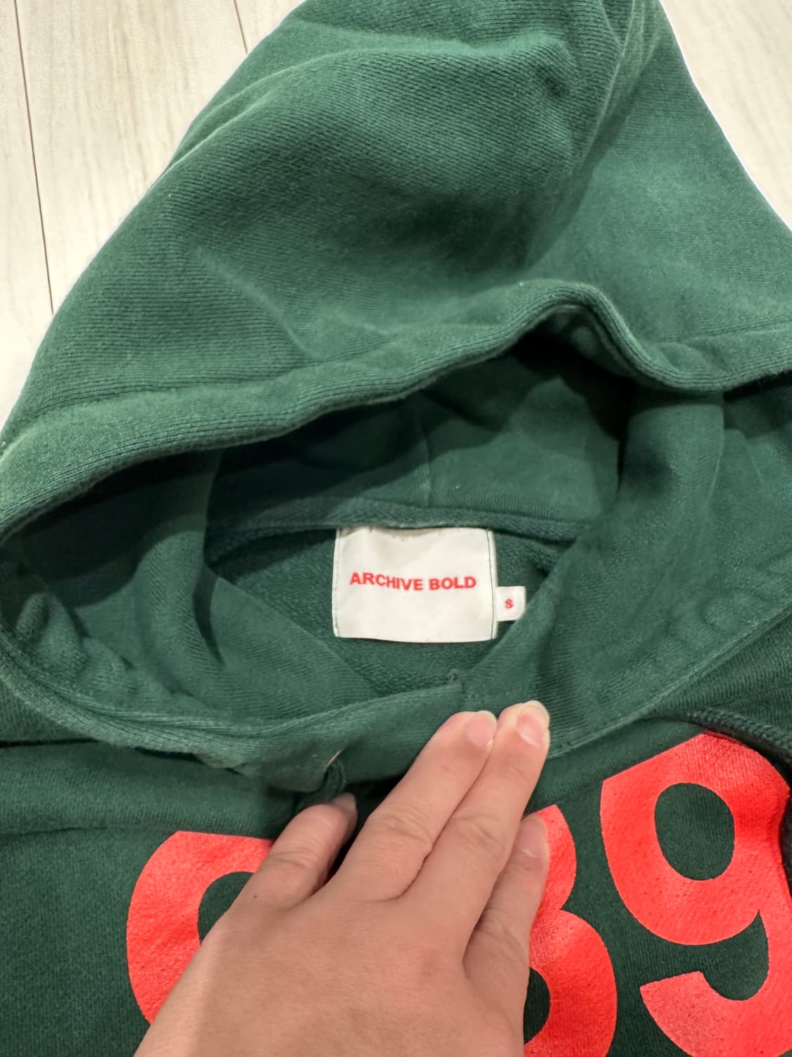 아카이브볼드 후드 s 상품이미지2