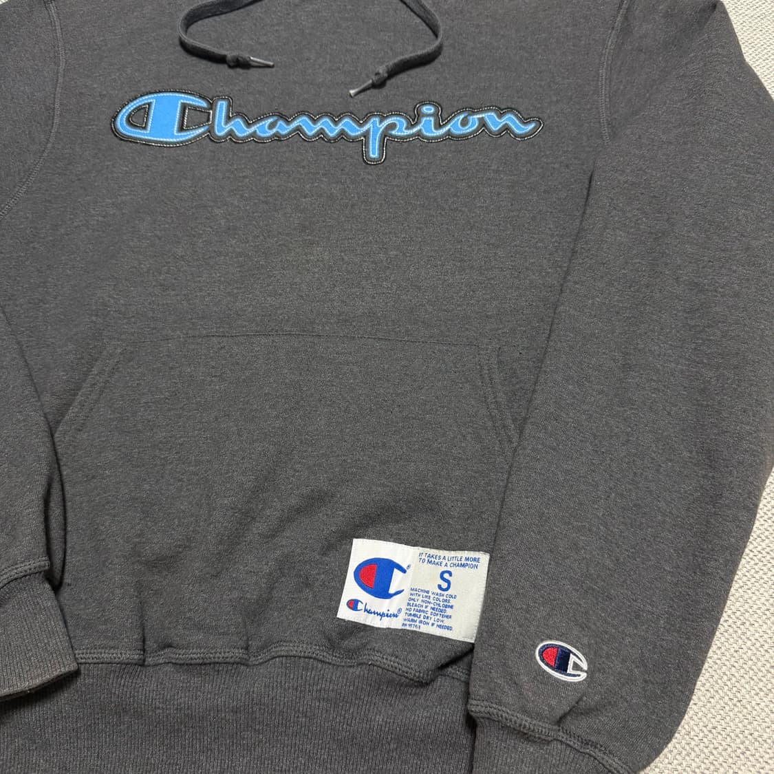 챔피온 스펠아웃 기모 후드티 상품이미지2