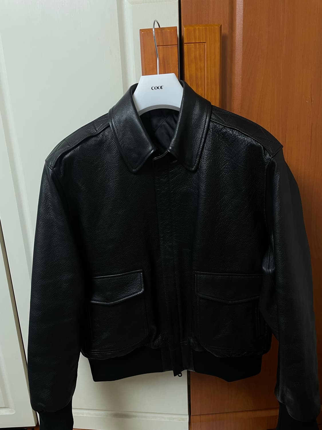 쿠어 a2 레더자켓 상품이미지2