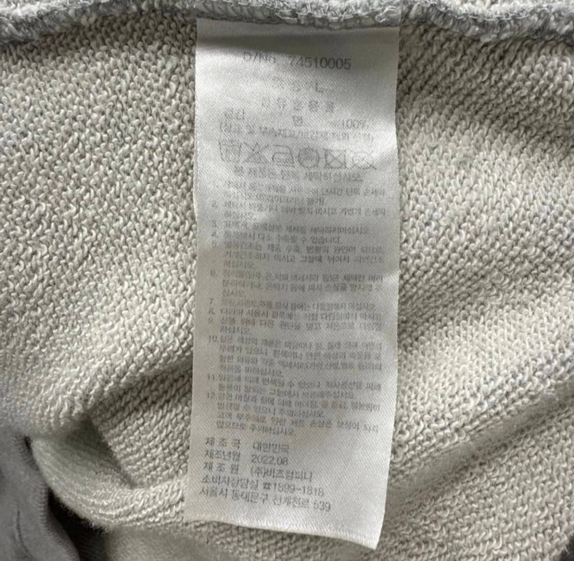 브룩스브라더스 그레이 맨투맨 L 상품이미지4