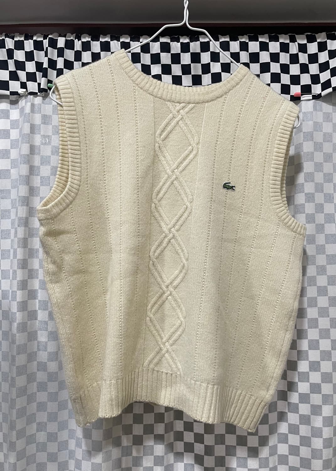 라코스테 울100 니트조끼 조끼니트베스트:) 상품이미지1
