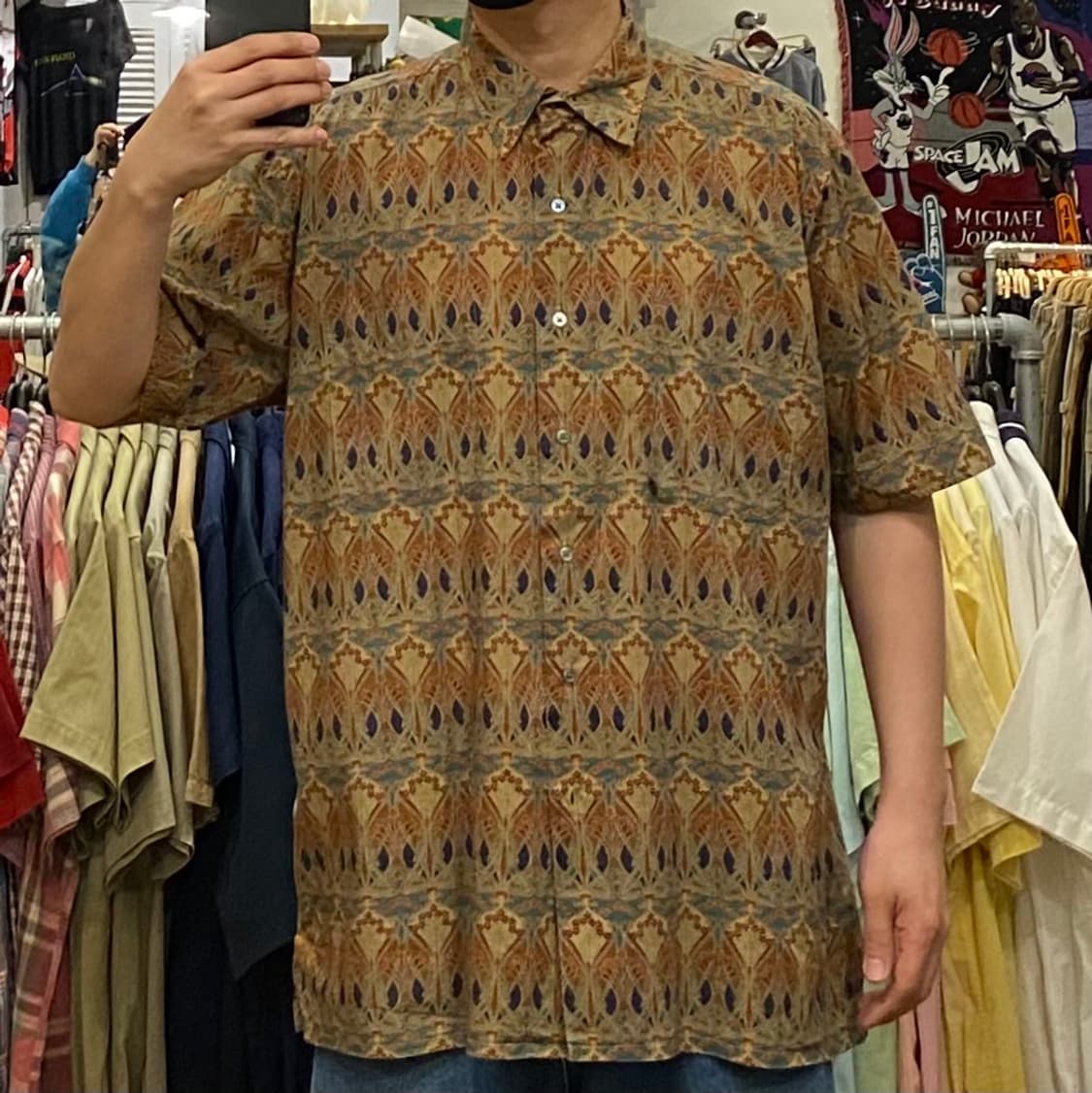 80s Liberty of London 리버티패턴 셔츠 상품이미지3