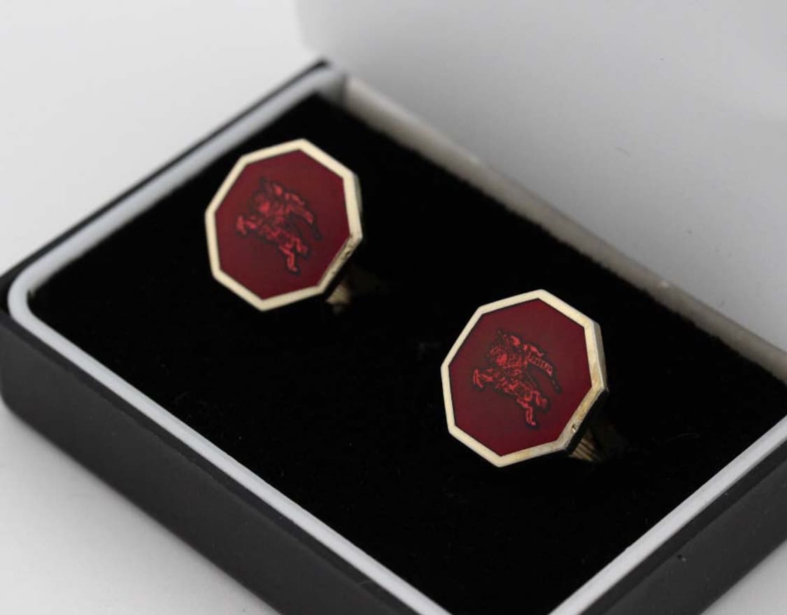 버버리 B+등급 남자 명품 커프스 빈티지 상품이미지1