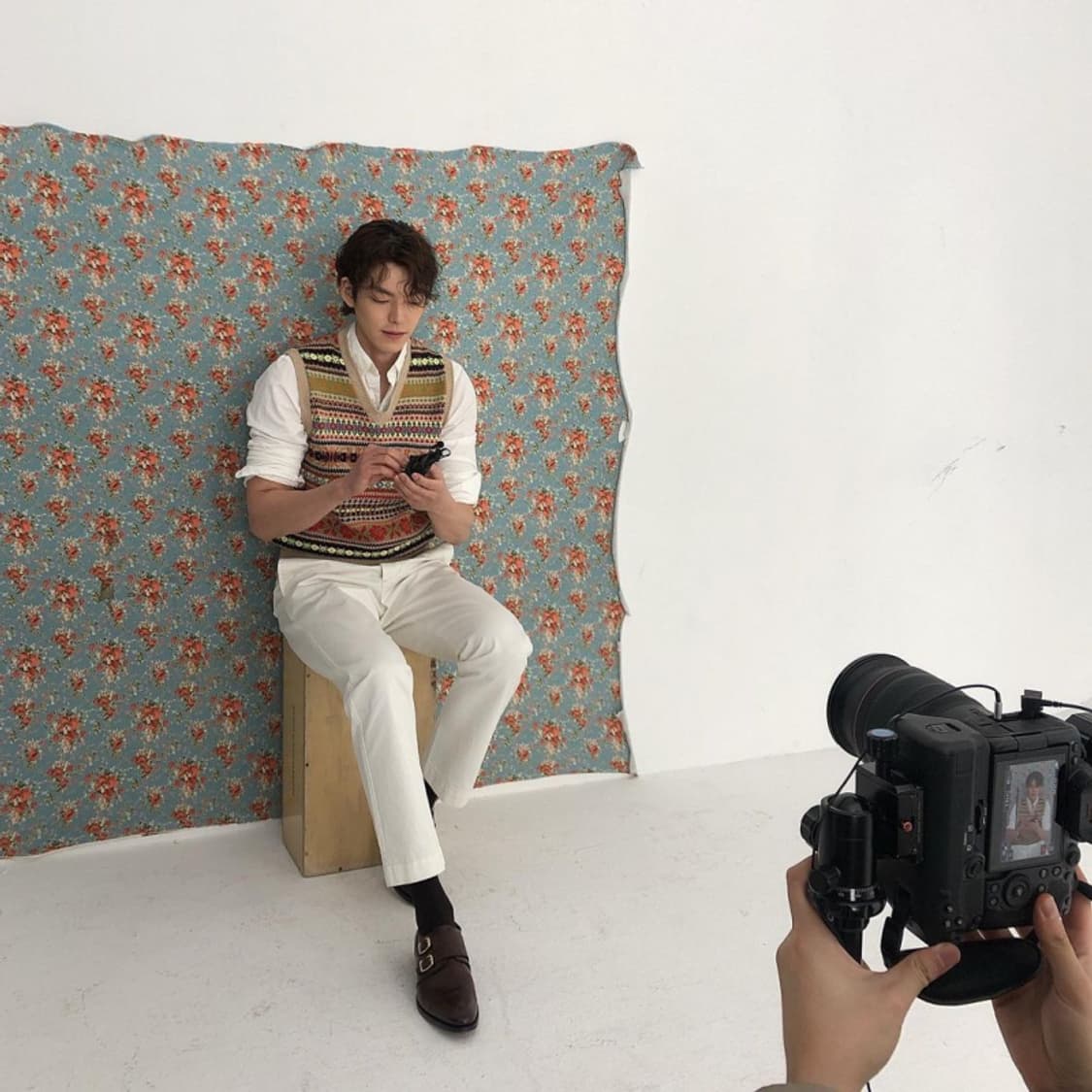 폴로 랄프로렌 페어아일 베스트 M 상품이미지4