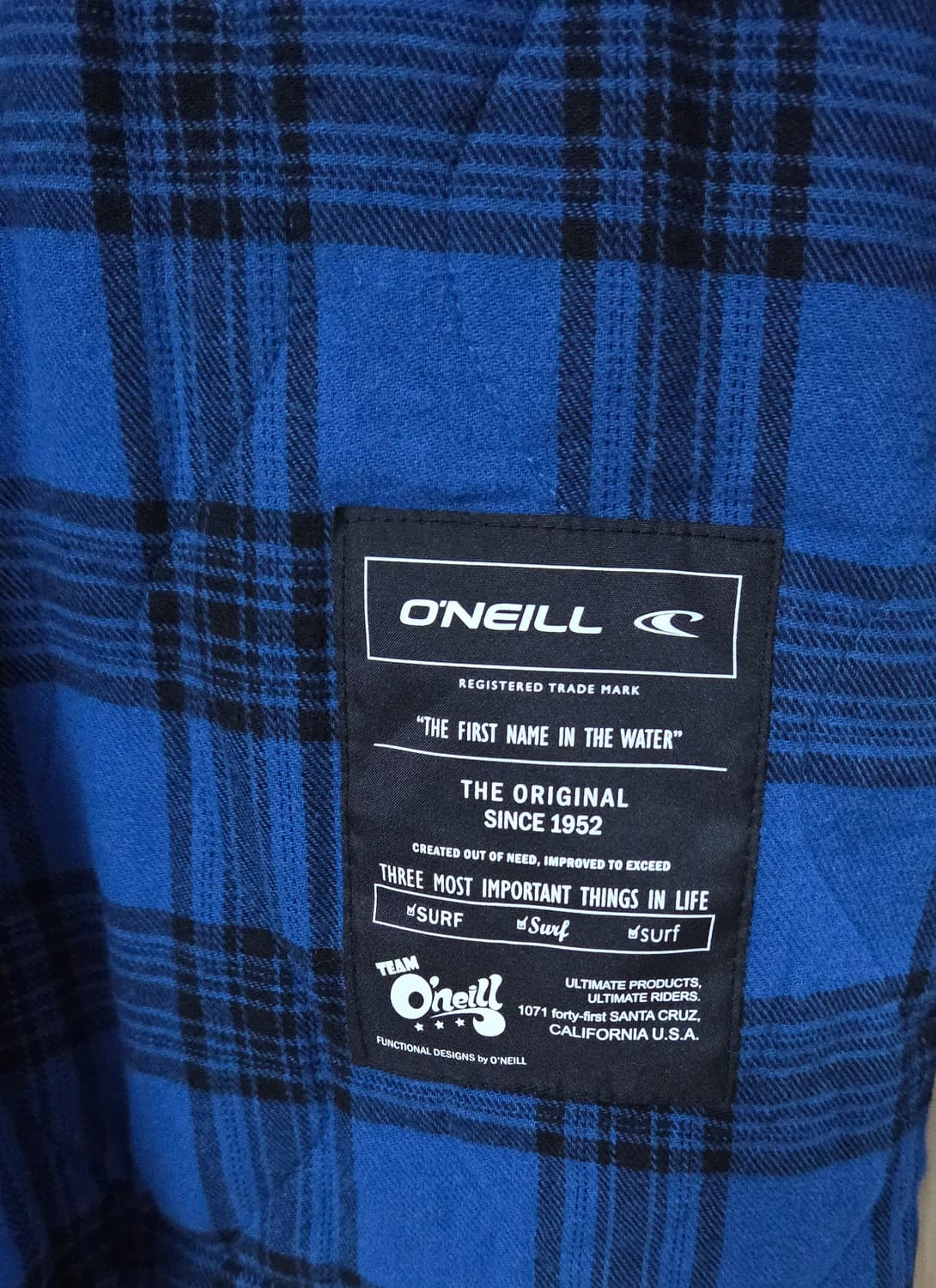 (착샷) 오닐 플란넬 신슐레이트 점퍼 Oneill 상품이미지5