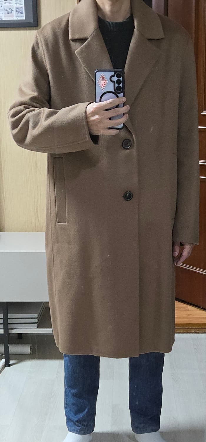 (착샷) 솔리드옴므 캐시미어 100  코트  상품이미지9