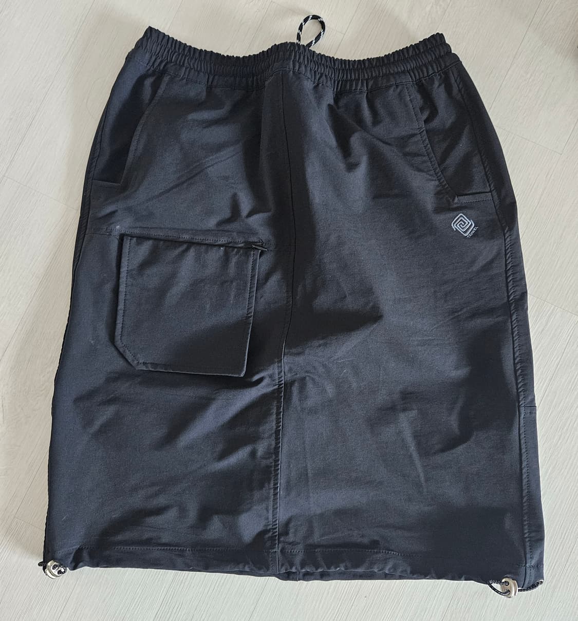 트래블 걸스카우트 카고 포켓 스커트 블랙 상품이미지4