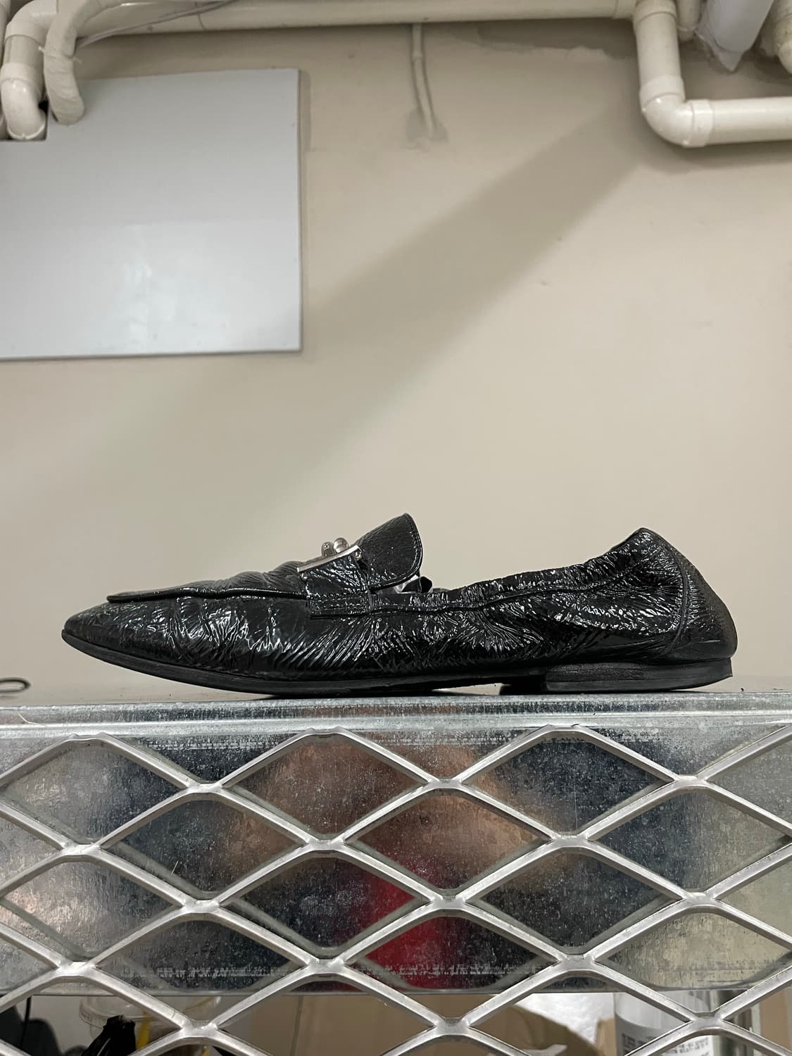 토즈 레더 플랫 로퍼 블랙 39 상품이미지1