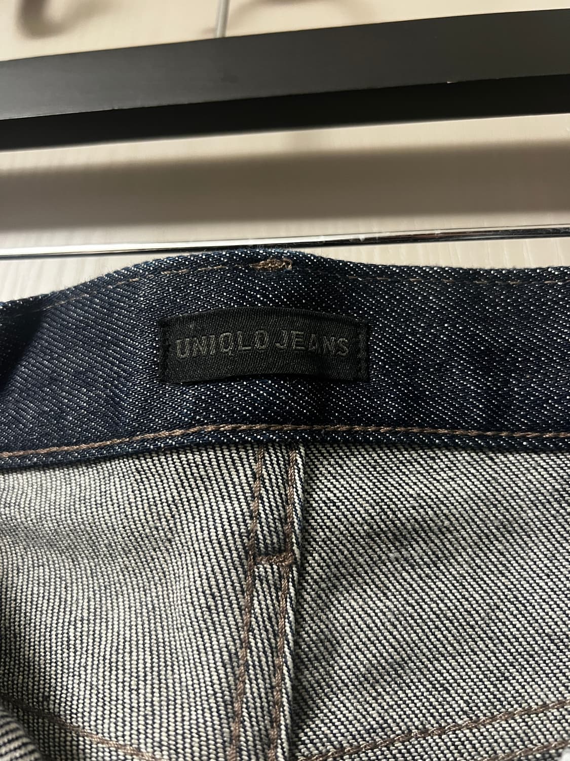 유니클로 셀비지 슬림핏 데님 팬츠 33 상품이미지3