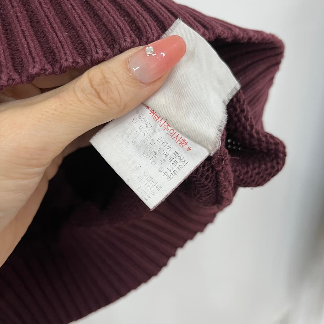 폴로 랄프로렌 네이비 포니 버건디 코튼 니트 상품이미지6