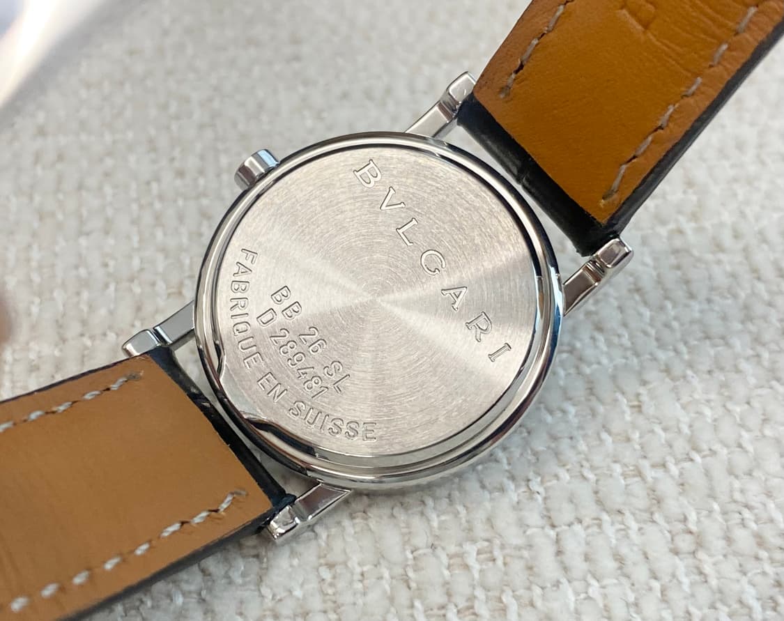 불가리 BB26SL 여성용 12p 다이아 26mm 스틸 쿼츠 상품이미지10