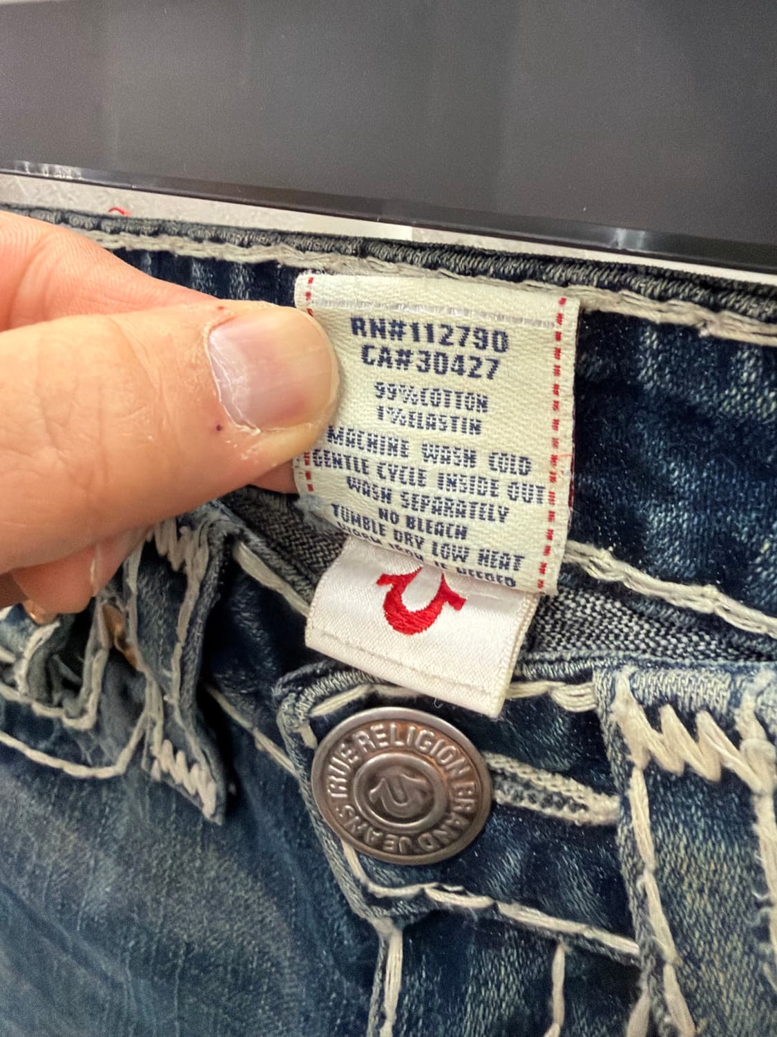 트루릴리젼 데님 팬츠 26사이즈 상품이미지5