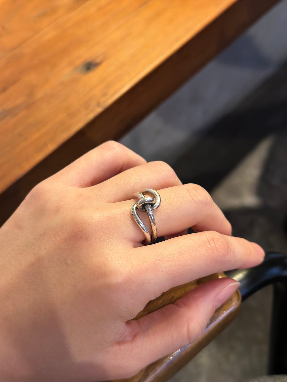 Interlace Knot 925Silver Ring 상품이미지6