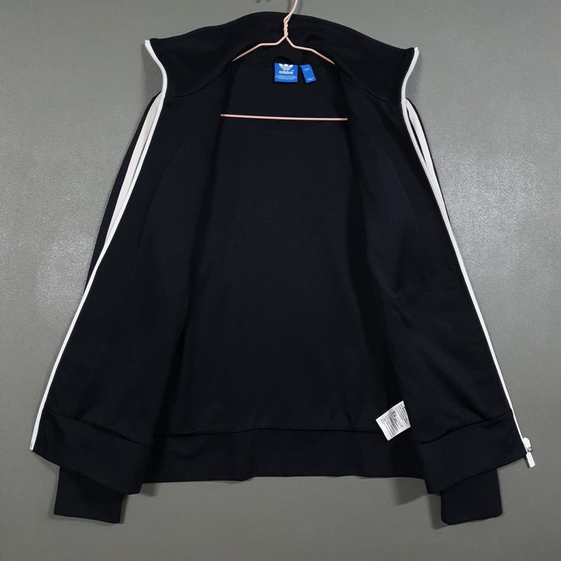 [S] 아디다스 유로파 파이어버드 트랙탑 져지 자켓 벨벳 블랙 희귀 상품이미지7