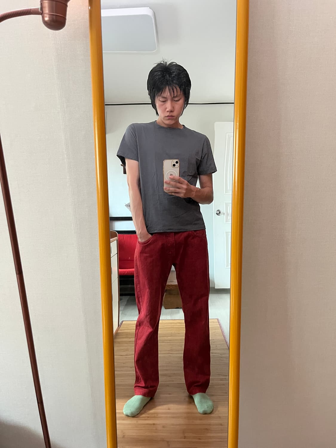 JIL SANDER_vintage denim (red)_29 x 36 상품이미지6