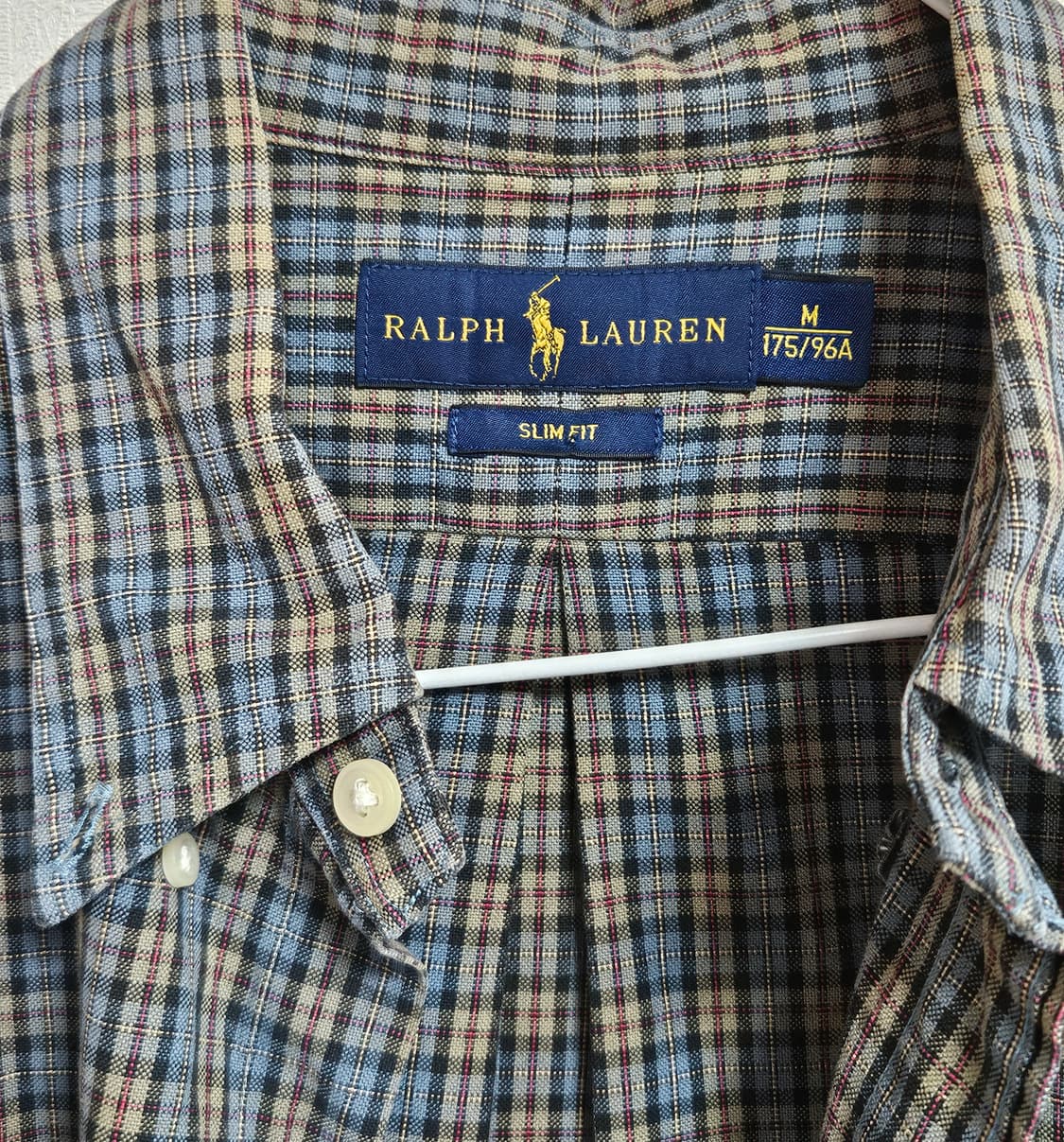 폴로 랄프로렌 체크무늬 셔츠M 상품이미지5