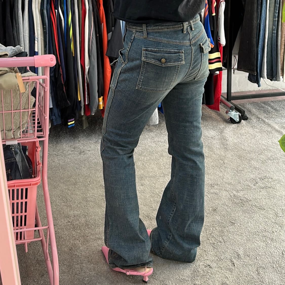JPN IDEO 플랩 카고 플레어 부츠컷(30) 상품이미지2